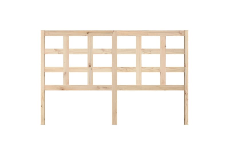 Sängynpääty 156x4x100 cm täysi mänty - Ruskea - Huonekalut - Sänky - Sängyn lisävarusteet & sängynpäädyt - Sängynpääty