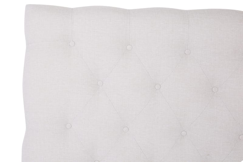 Sängynpääty 180 cm Nappitoppaus Matala - Beige - Huonekalut - Sänky - Sängyn lisävarusteet & sängynpäädyt - Sängynpääty