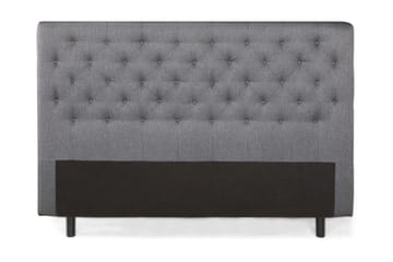 Sängynpääty 180 cm Nappitoppaus - Tummanharmaa - Huonekalut - Sänky - Sängyn lisävarusteet & sängynpäädyt - Sängynpääty