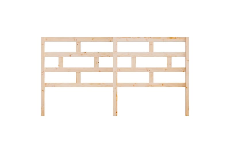 Sängynpääty 186x4x100 cm täysi mänty - Ruskea - Huonekalut - Sänky - Sängyn lisävarusteet & sängynpäädyt - Sängynpääty