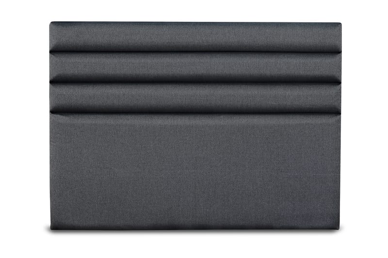 Sängynpääty 190 cm Nappitoppaus Linja - Tummanharmaa - Huonekalut - Sänky - Sängyn lisävarusteet & sängynpäädyt - Sängynpääty