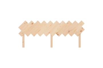 Sängynpääty 196x3x80,5 cm täysi mänty - Ruskea - Huonekalut - Sänky - Sängyn lisävarusteet & sängynpäädyt - Sängynpääty