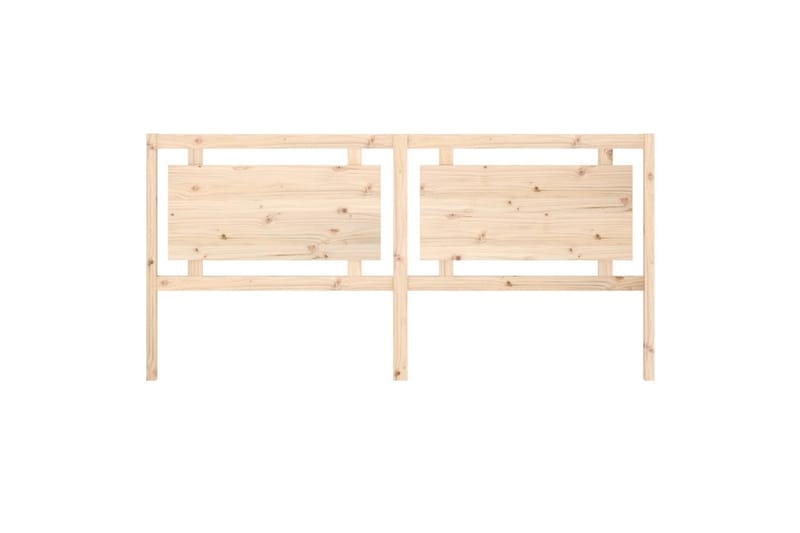Sängynpääty 205,5x4x100 cm täysi mänty - Ruskea - Huonekalut - Sänky - Sängyn lisävarusteet & sängynpäädyt - Sängynpääty