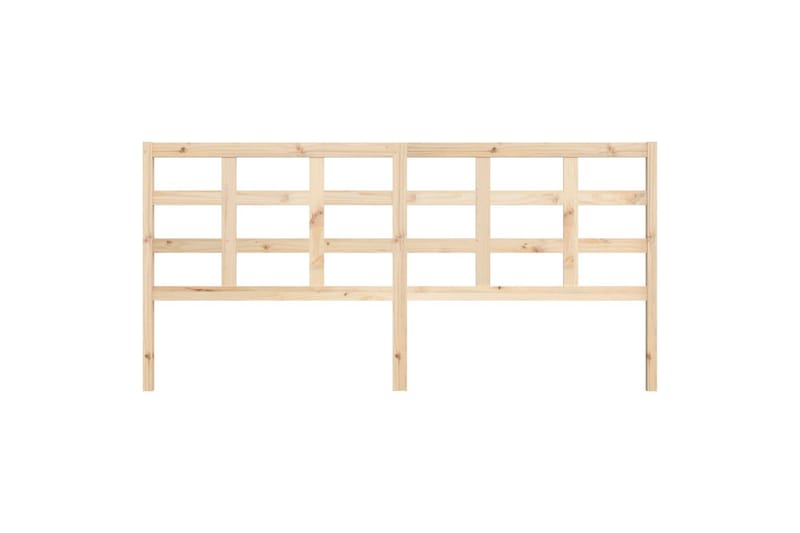 Sängynpääty 205,5x4x100 cm täysi mänty - Ruskea - Huonekalut - Sänky - Sängyn lisävarusteet & sängynpäädyt - Sängynpääty