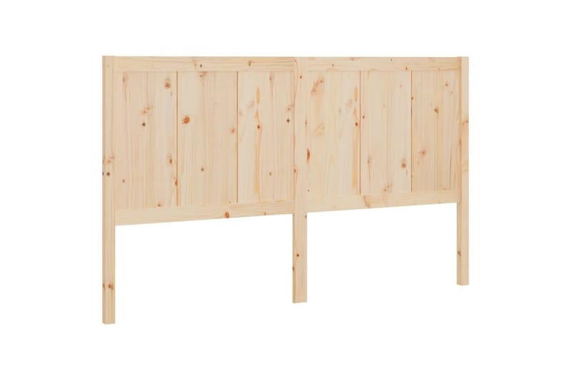 Sängynpääty 205,5x4x100 cm täysi mänty - Ruskea - Huonekalut - Sänky - Sängyn lisävarusteet & sängynpäädyt - Sängynpääty