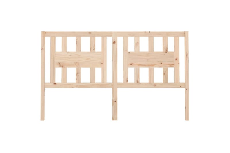 Sängynpääty 206x4x100 cm täysi mänty - Ruskea - Huonekalut - Sänky - Sängyn lisävarusteet & sängynpäädyt - Sängynpääty