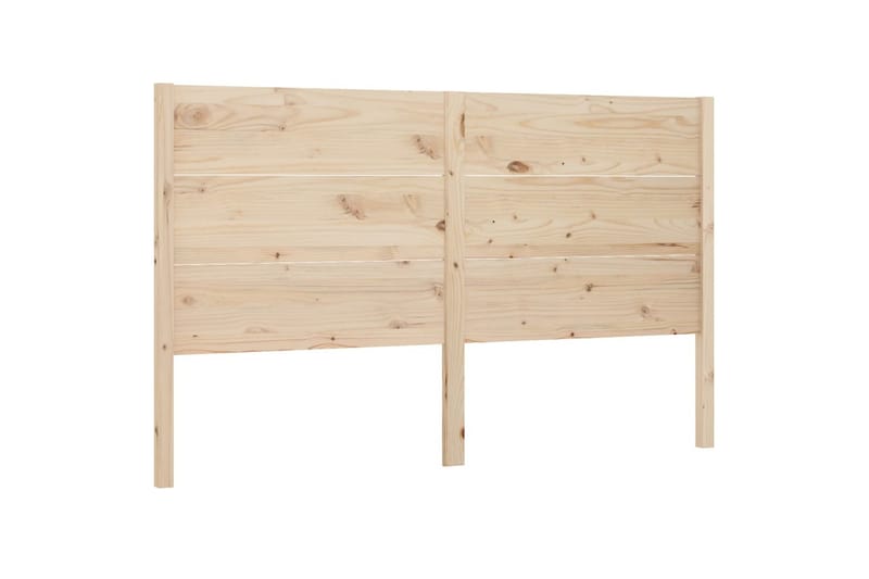 Sängynpääty 206x4x100 cm täysi mänty - Ruskea - Huonekalut - Sänky - Sängyn lisävarusteet & sängynpäädyt - Sängynpääty