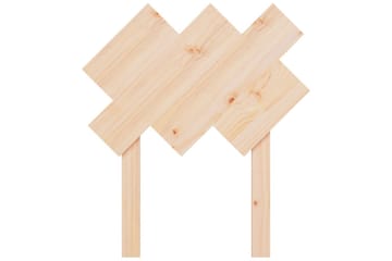 Sängynpääty 72,5x3x81 cm täysi mänty - Ruskea - Huonekalut - Sänky - Sängyn lisävarusteet & sängynpäädyt - Sängynpääty