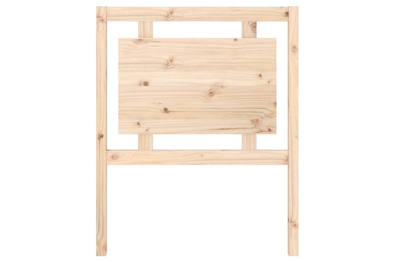 Sängynpääty 80,5x4x100 cm täysi mänty - Ruskea - Huonekalut - Sänky - Sängyn lisävarusteet & sängynpäädyt - Sängynpääty