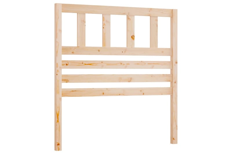 Sängynpääty 81x4x100 cm täysi mänty - Ruskea - Huonekalut - Sänky - Sängyn lisävarusteet & sängynpäädyt - Sängynpääty