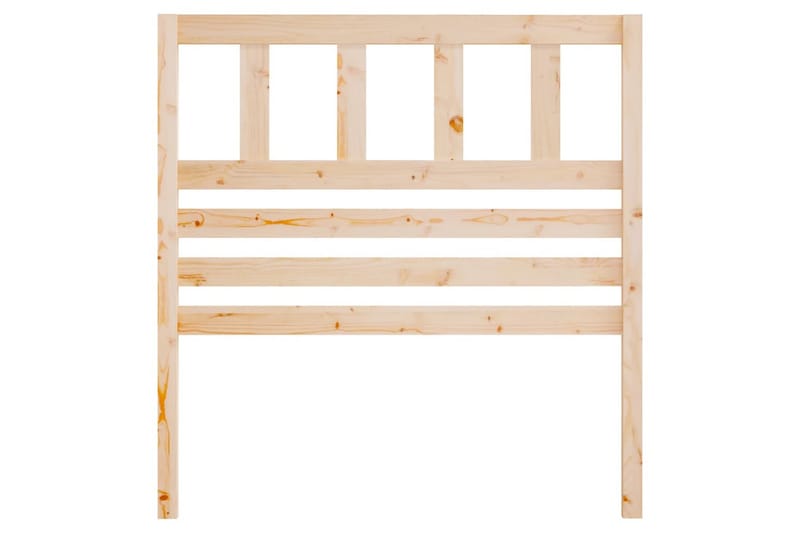 Sängynpääty 81x4x100 cm täysi mänty - Ruskea - Huonekalut - Sänky - Sängyn lisävarusteet & sängynpäädyt - Sängynpääty