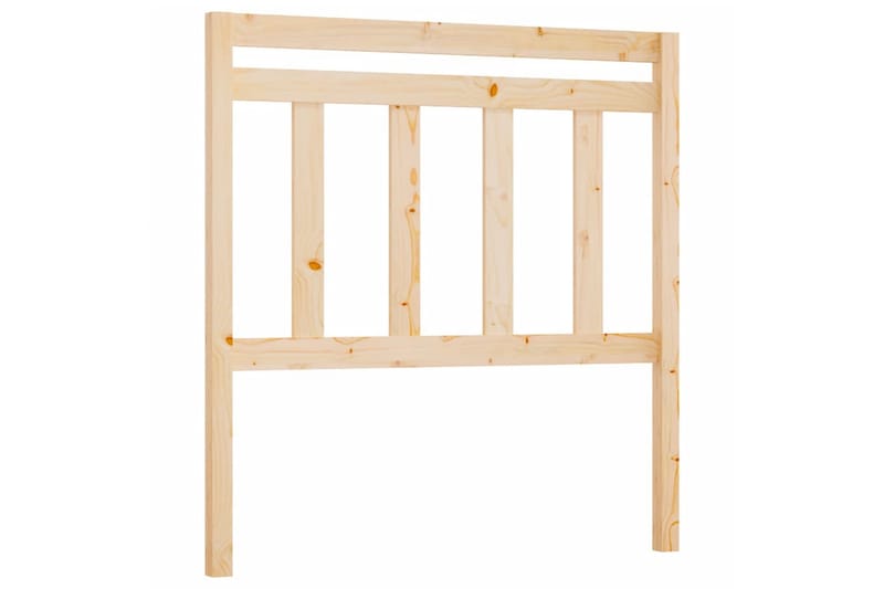 Sängynpääty 81x4x100 cm täysi mänty - Ruskea - Huonekalut - Sänky - Sängyn lisävarusteet & sängynpäädyt - Sängynpääty