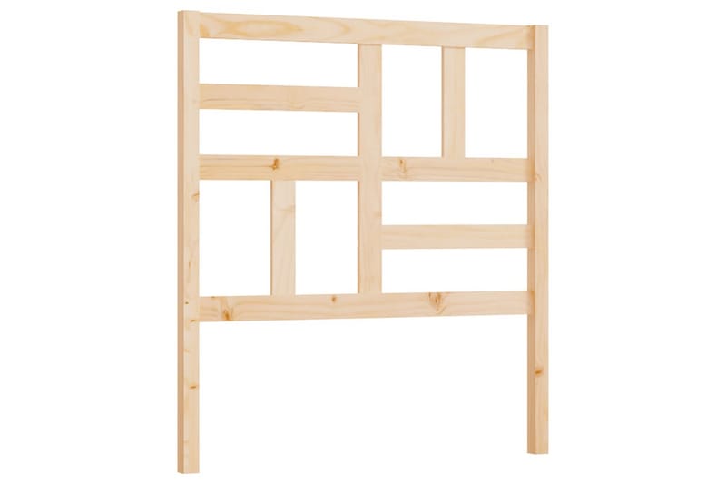 Sängynpääty 81x4x104 cm täysi mänty - Ruskea - Huonekalut - Sänky - Sängyn lisävarusteet & sängynpäädyt - Sängynpääty