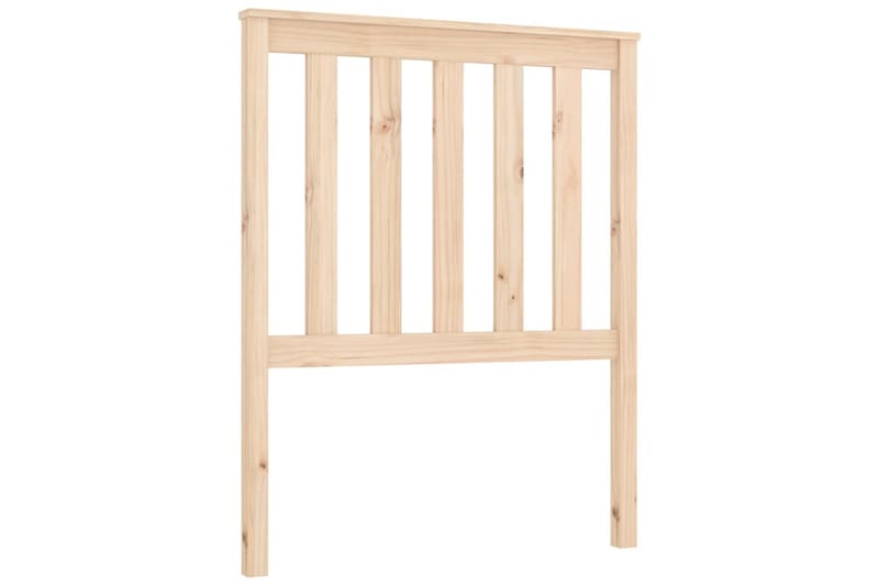 Sängynpääty 81x6x101 cm täysi mänty - Ruskea - Huonekalut - Sänky - Sängyn lisävarusteet & sängynpäädyt - Sängynpääty