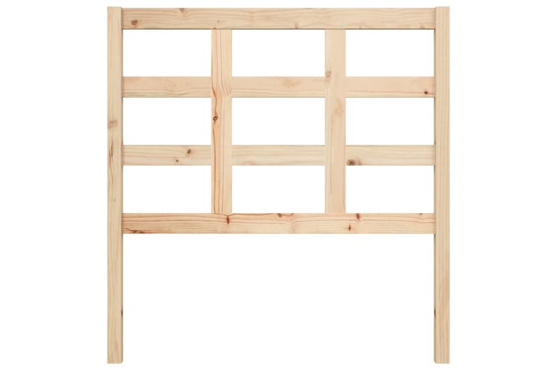 Sängynpääty 95,5x4x100 cm täysi mänty - Ruskea - Huonekalut - Sänky - Sängyn lisävarusteet & sängynpäädyt - Sängynpääty