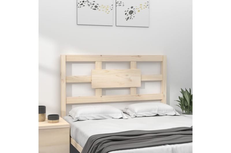Sängynpääty 95,5x4x100 cm täysi mänty - Ruskea - Huonekalut - Sänky - Sängyn lisävarusteet & sängynpäädyt - Sängynpääty
