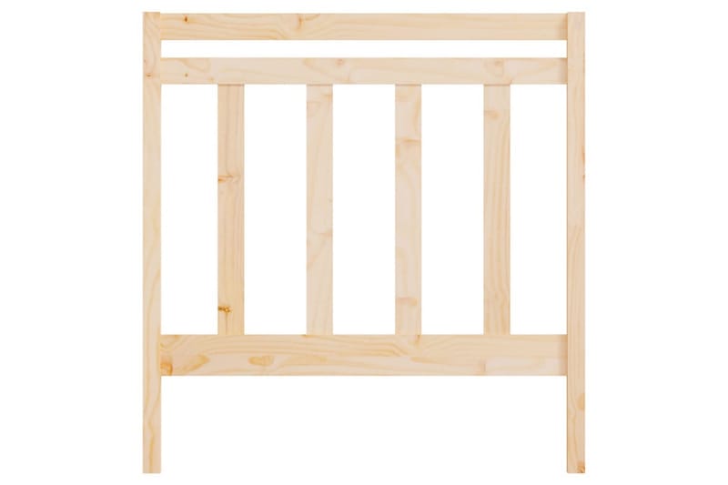 Sängynpääty 96x4x100 cm täysi mänty - Ruskea - Huonekalut - Sänky - Sängyn lisävarusteet & sängynpäädyt - Sängynpääty