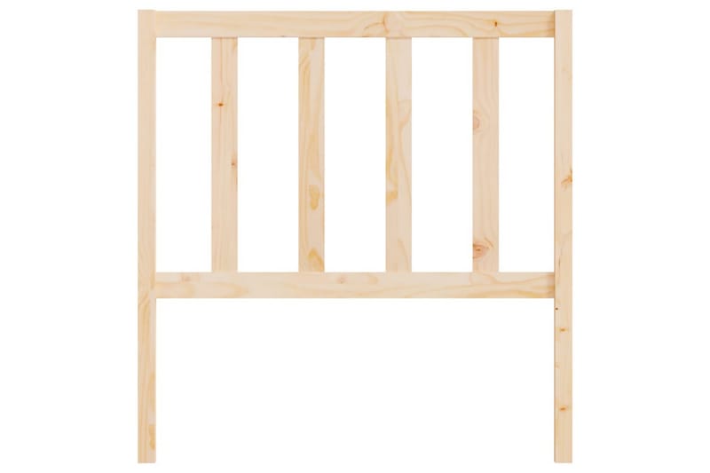 Sängynpääty 96x4x100 cm täysi mänty - Ruskea - Huonekalut - Sänky - Sängyn lisävarusteet & sängynpäädyt - Sängynpääty