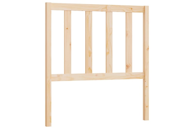 Sängynpääty 96x4x100 cm täysi mänty - Ruskea - Huonekalut - Sänky - Sängyn lisävarusteet & sängynpäädyt - Sängynpääty