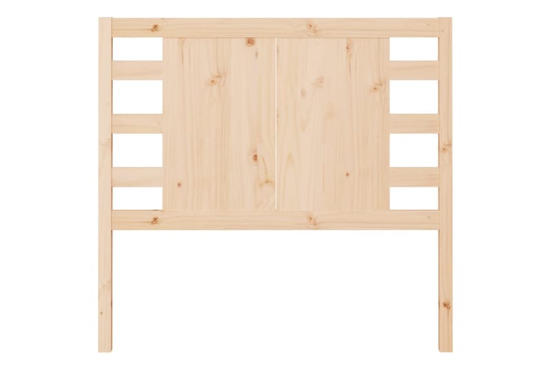 Sängynpääty 96x4x100 cm täysi mänty - Ruskea - Huonekalut - Sänky - Sängyn lisävarusteet & sängynpäädyt - Sängynpääty