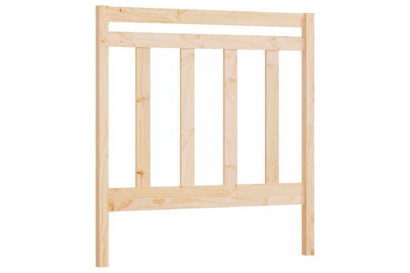 Sängynpääty 96x4x100 cm täysi mänty - Ruskea - Huonekalut - Sänky - Sängyn lisävarusteet & sängynpäädyt - Sängynpääty