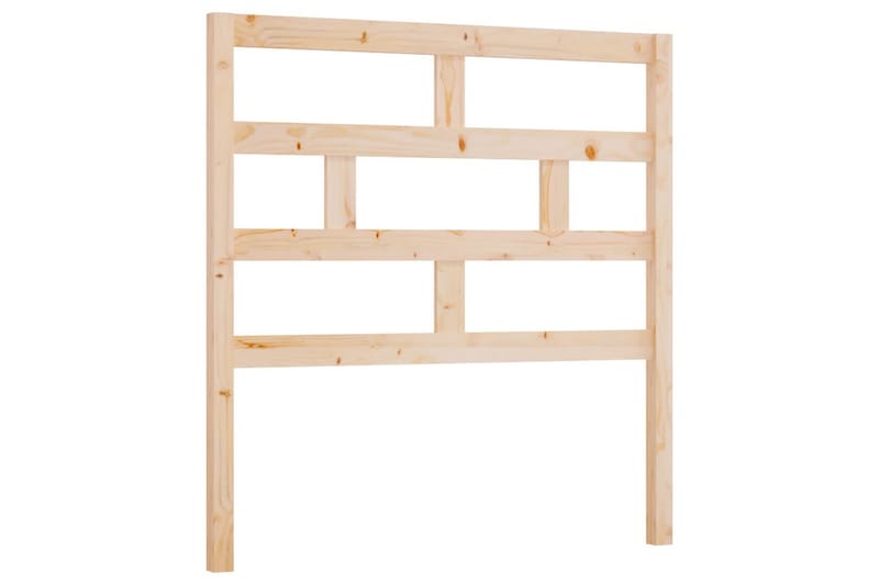 Sängynpääty 96x4x100 cm täysi mänty - Ruskea - Huonekalut - Sänky - Sängyn lisävarusteet & sängynpäädyt - Sängynpääty