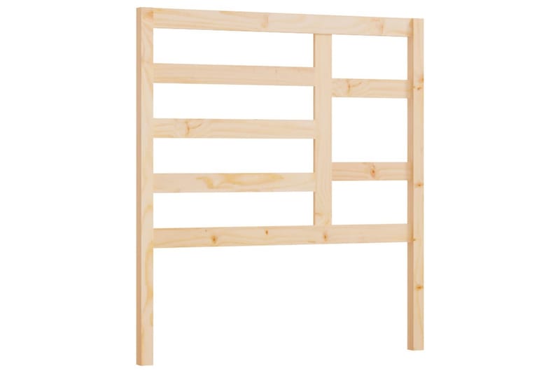 Sängynpääty 96x4x104 cm täysi mänty - Ruskea - Huonekalut - Sänky - Sängyn lisävarusteet & sängynpäädyt - Sängynpääty