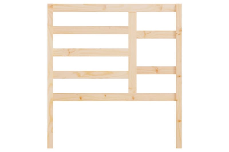 Sängynpääty 96x4x104 cm täysi mänty - Ruskea - Huonekalut - Sänky - Sängyn lisävarusteet & sängynpäädyt - Sängynpääty