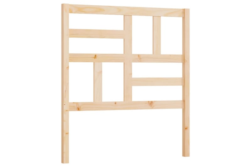 Sängynpääty 96x4x104 cm täysi mänty - Ruskea - Huonekalut - Sänky - Sängyn lisävarusteet & sängynpäädyt - Sängynpääty
