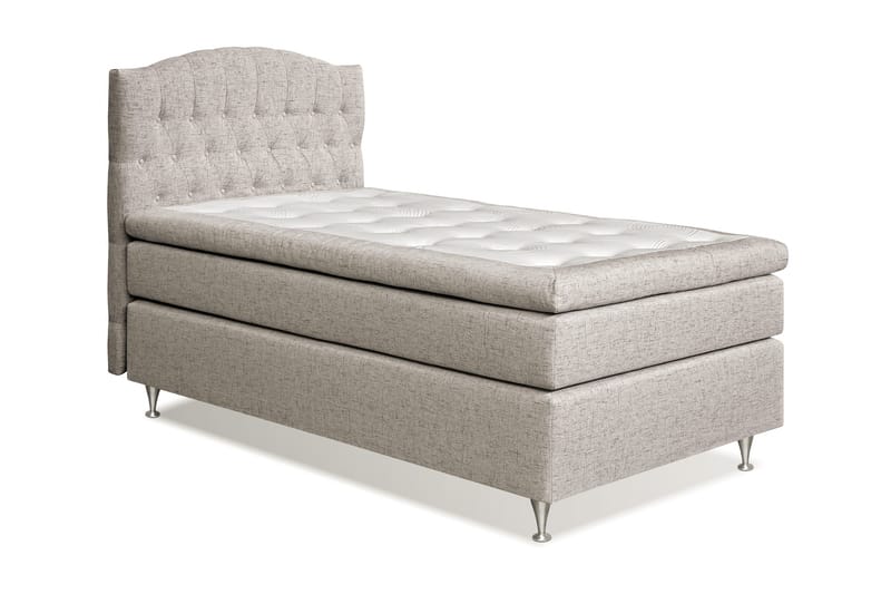 Sängynpääty Abelie 120 cm Kaareva - Beige - Huonekalut - Sänky - Sängyn lisävarusteet & sängynpäädyt - Sängynpääty