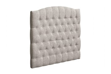 Sängynpääty Abelie 120 cm Kaareva - Beige - Huonekalut - Sänky - Sängyn lisävarusteet & sängynpäädyt - Sängynpääty