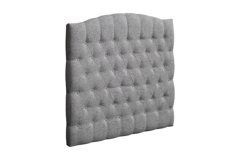 Sängynpääty Abelie 120 cm Kaareva - Harmaa - Huonekalut - Sänky - Sängyn lisävarusteet & sängynpäädyt - Sängynpääty