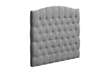 Sängynpääty Abelie 120 cm Kaareva - Harmaa - Huonekalut - Sänky - Sängyn lisävarusteet & sängynpäädyt - Sängynpääty