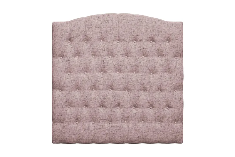 Sängynpääty Abelie 120 cm Kaareva - Roosa - Huonekalut - Sänky - Sängyn lisävarusteet & sängynpäädyt - S ängynpääty