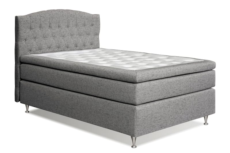 Sängynpääty Abelie 140 cm Kaareva - Harmaa - Huonekalut - Sänky - Sängyn lisävarusteet & sängynpäädyt - Sängynpääty