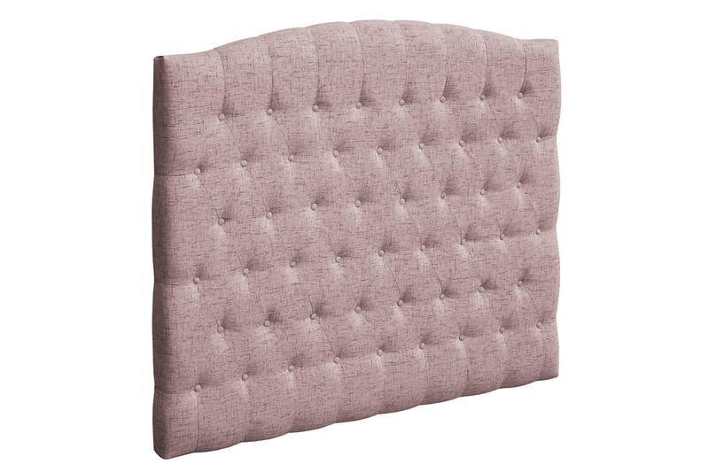 Sängynpääty Abelie 140 cm Kaareva - Roosa - Huonekalut - Sänky - Sängyn lisävarusteet & sängynpäädyt - Sängynpääty