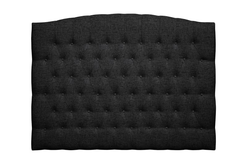 Sängynpääty Abelie 160 cm Kaareva - Musta - Huonekalut - Sänky - Sängyn lisävarusteet & sängynpäädyt - Sängynpääty