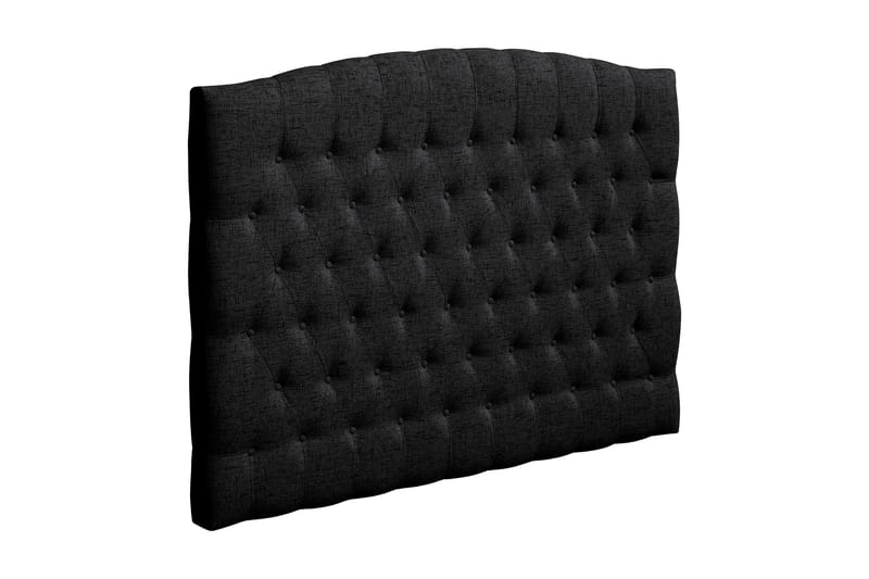 Sängynpääty Abelie 160 cm Kaareva - Musta - Huonekalut - Sänky - Sängyn lisävarusteet & sängynpäädyt - Sängynpääty