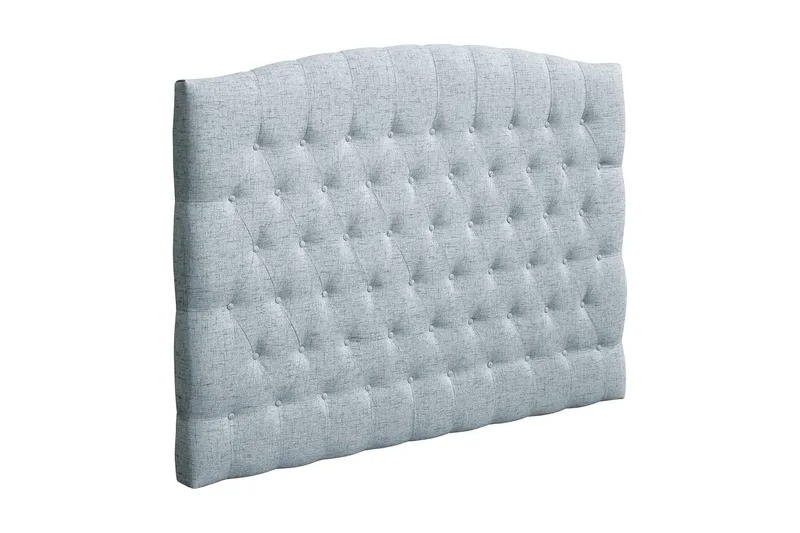 Sängynpääty Abelie 160 cm Kaareva - Vaaleansininen - Huonekalut - Sänky - Sängyn lisävarusteet & sängynpäädyt - Sängynpääty