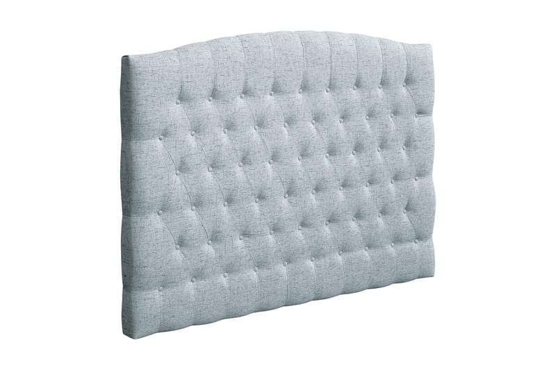 Sängynpääty Abelie 160 cm Kaareva - Vaaleansininen - Huonekalut - Sänky - Sängyn lisävarusteet & sängynpäädyt - Sängynpääty