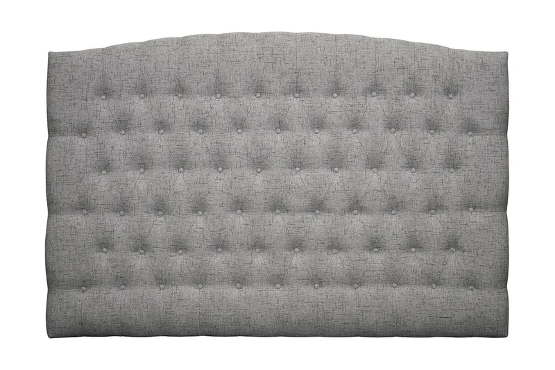 Sängynpääty Abelie 180 cm Kaareva - Harmaa - Huonekalut - Sänky - Sängyn lisävarusteet & sängynpäädyt - Sängynpääty