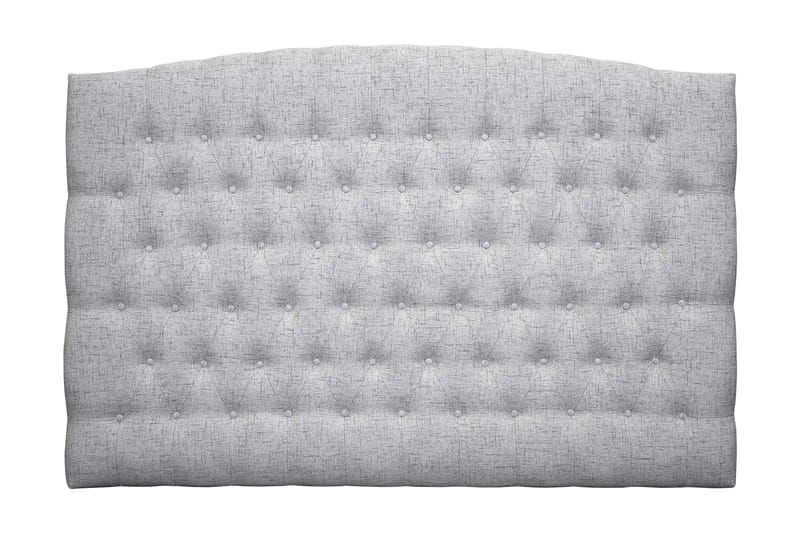 Sängynpääty Abelie 180 cm Kaareva, Vaaleanharmaa