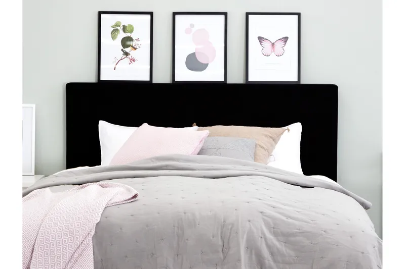 Sängynpääty Avril 180 cm - Musta - Huonekalut - Sänky - Sängyn lisävarusteet & sängynpäädyt - Sängynpääty