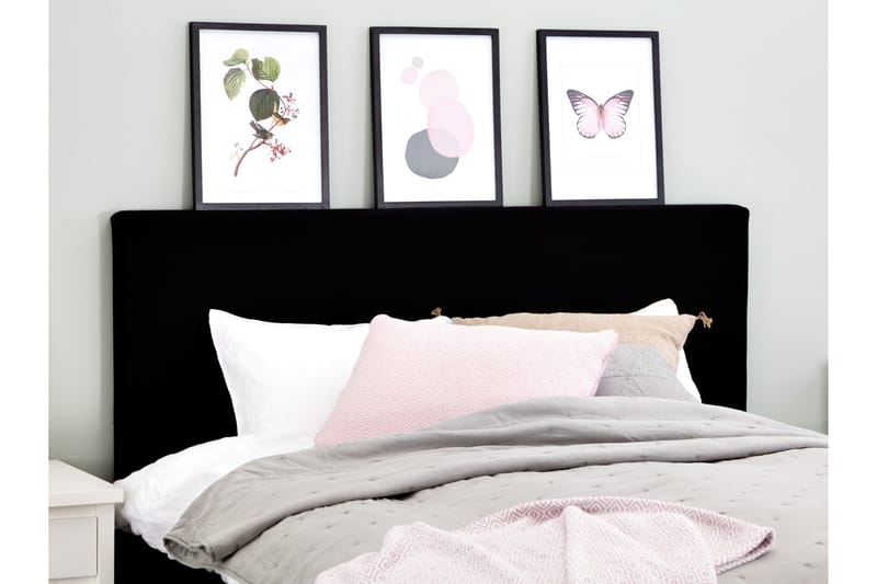 Sängynpääty Avril 180 cm - Musta - Huonekalut - Sänky - Sängyn lisävarusteet & sängynpäädyt - Sängynpääty