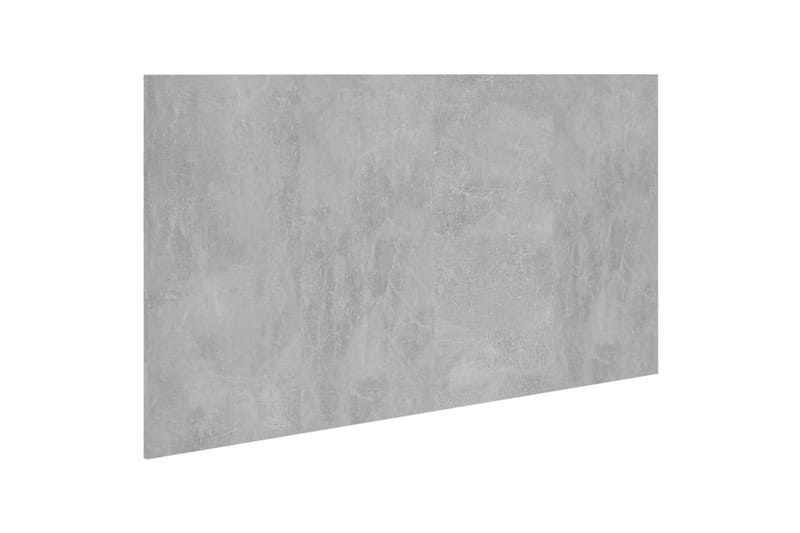 Sängynpääty betoninharmaa 160x1,5x80 cm tekninen puu - Harmaa - Huonekalut - Sänky - Sängyn lisävarusteet & sängynpäädyt - Sängynpääty