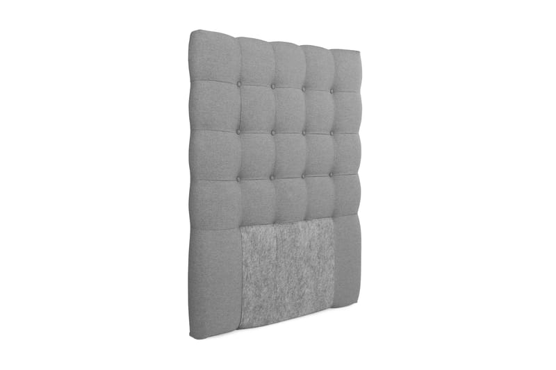 Sängynpääty Boxford 105 cm Napit - Vaaleanharmaa - Huonekalut - Sänky - Sängyn lisävarusteet & sängynpäädyt - Sängynpääty