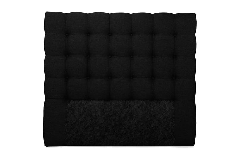 Sängynpääty Boxford 140 cm Napit - Musta - Huonekalut - Sänky - Sängyn lisävarusteet & sängynpäädyt - Sängynpääty