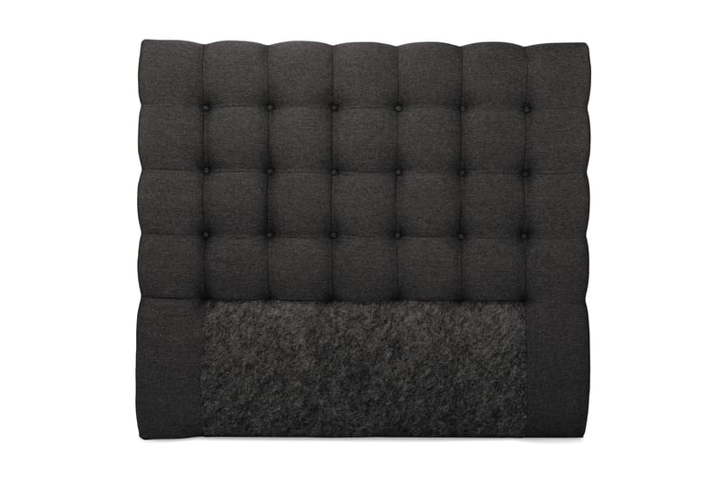 Sängynpääty Boxford 140 cm Napit - Tummanharmaa - Huonekalut - Sänky - Sängyn lisävarusteet & sängynpäädyt - Sängynpääty
