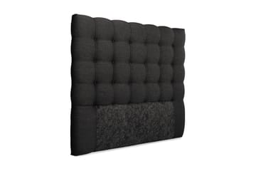 Sängynpääty Boxford 140 cm Napit - Tummanharmaa - Huonekalut - Sänky - Sängyn lisävarusteet & sängynpäädyt - Sängynpääty