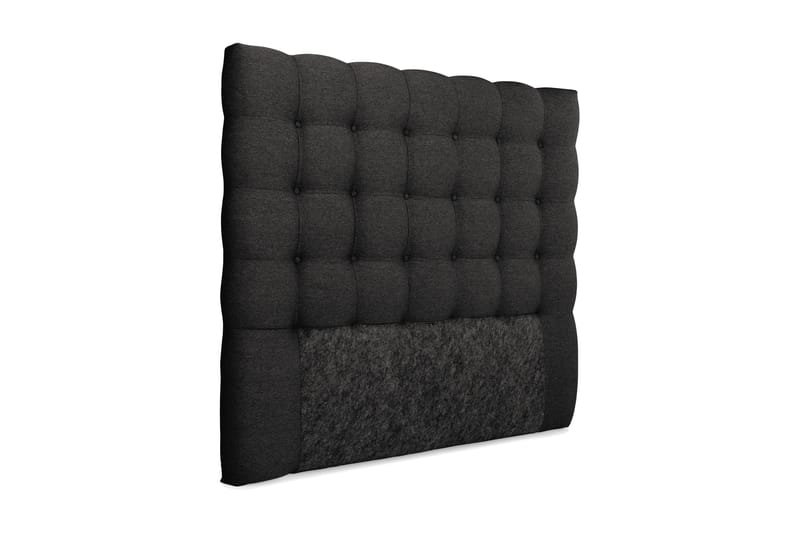 Sängynpääty Boxford 140 cm Napit - Tummanharmaa - Huonekalut - Sänky - Sängyn lisävarusteet & sängynpäädyt - Sängynpääty